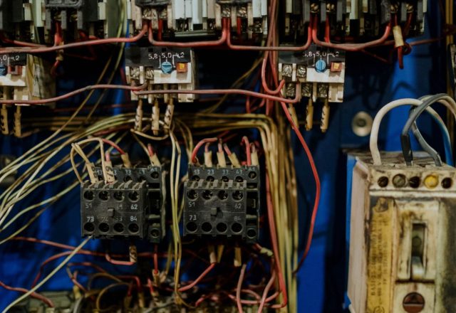 Electrical conductors terminated inside an enclosure